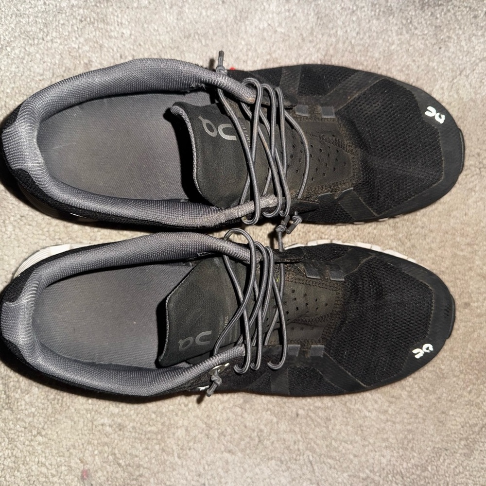 On Running womens Black Athletic Shoes